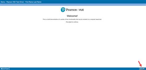 pearson vue roma|Test.